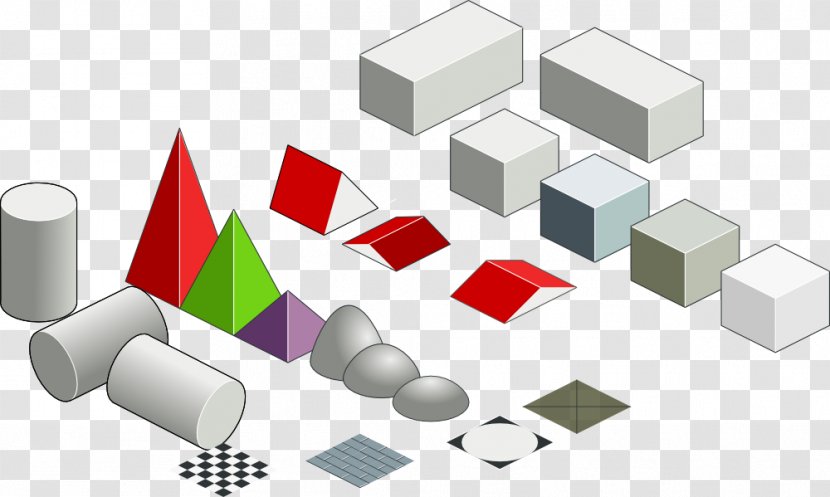 Isometric Projection Drawing Clip Art - Graphics In Video Games And Pixel Transparent PNG