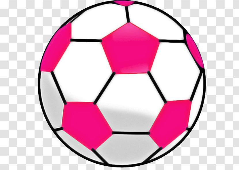 Soccer Ball - Magenta - Football Transparent PNG