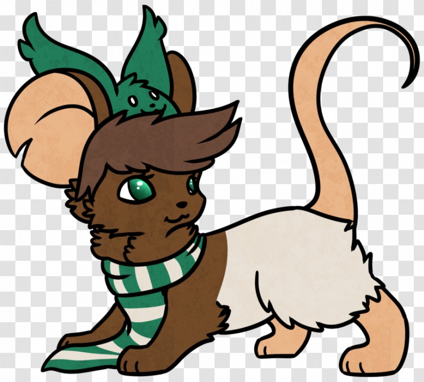 Cat Dog Wildlife Tail Clip Art - Fictional Character Transparent PNG