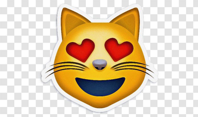 Heart Eye Emoji - Love - Whiskers Symbol Transparent PNG