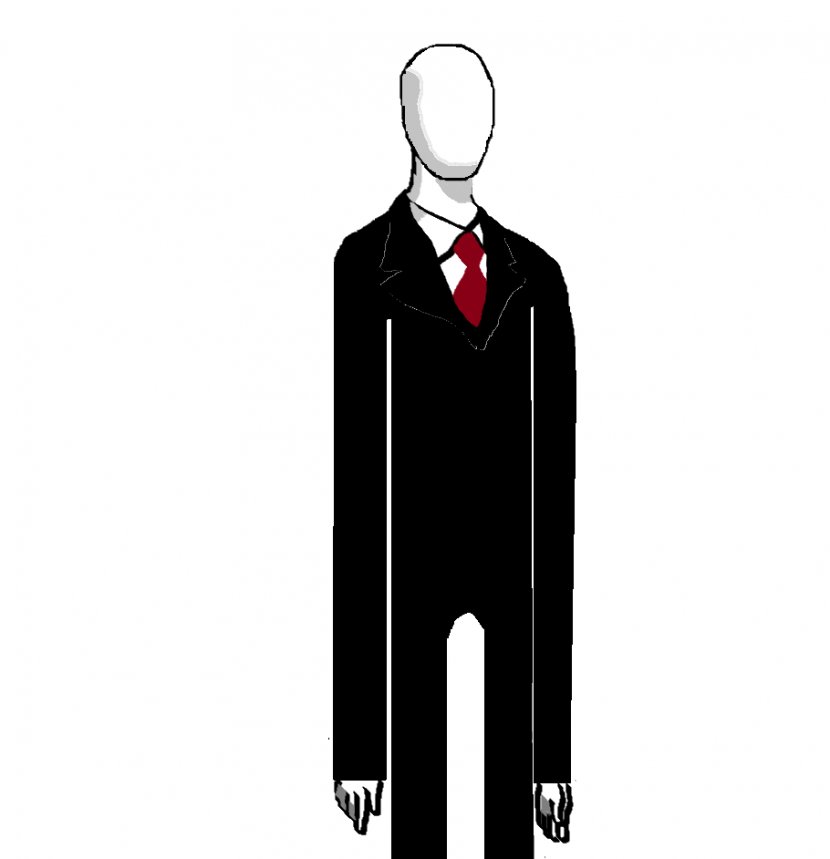 Slender: The Eight Pages Minecraft Slenderman Creepypasta - White - Slender Man Transparent PNG