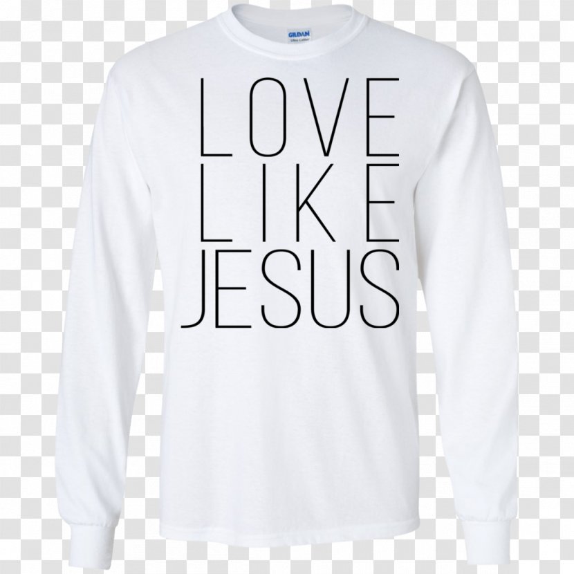 Long-sleeved T-shirt Hoodie - Outerwear - Love Jesus Transparent PNG