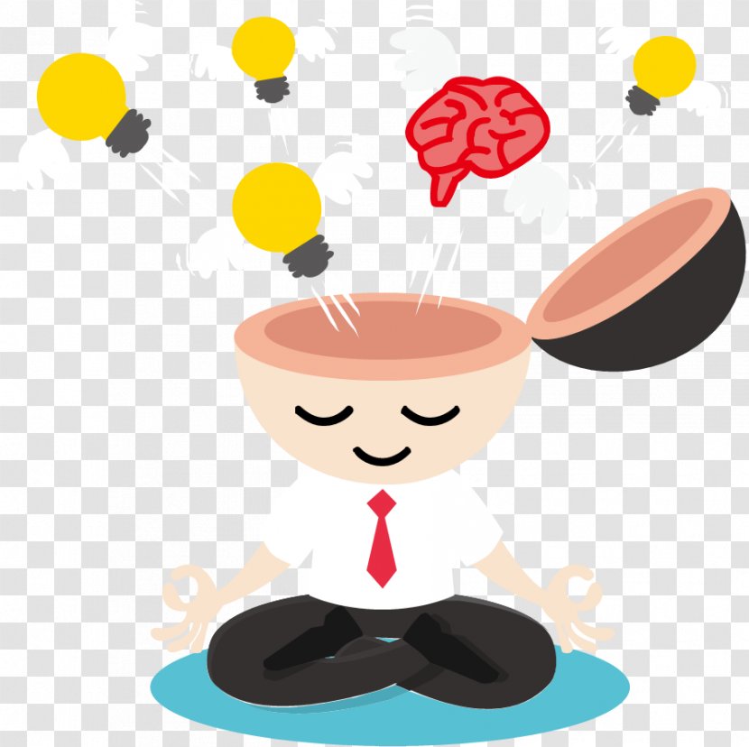 Brain - Vision Care - Bulb Cartoon Hand-painted Transparent PNG
