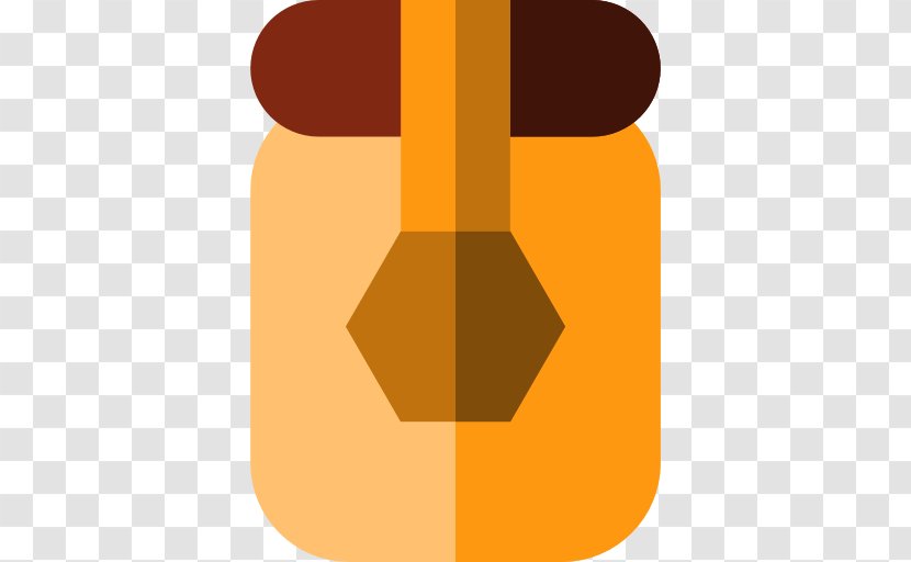 Honey Food Clip Art - Orange - Jar Transparent PNG