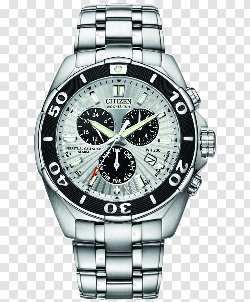 Eco-Drive Citizen Holdings Watch Jewellery Perpetual Calendar - Analog Transparent PNG