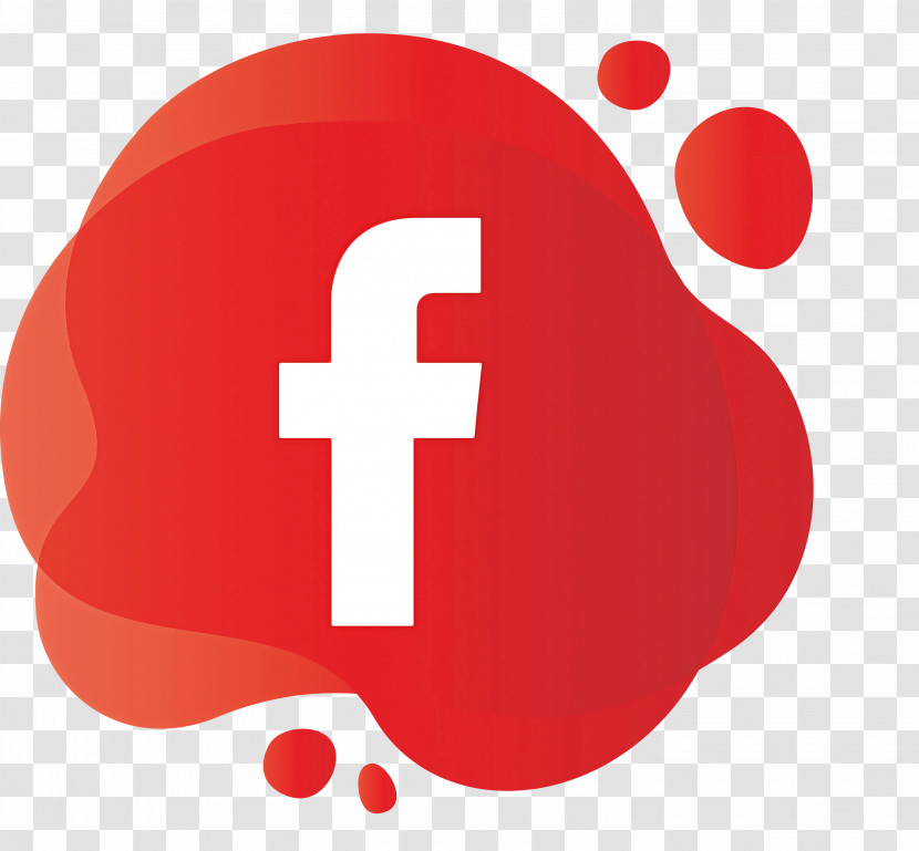 Facebook Red Logo Transparent PNG