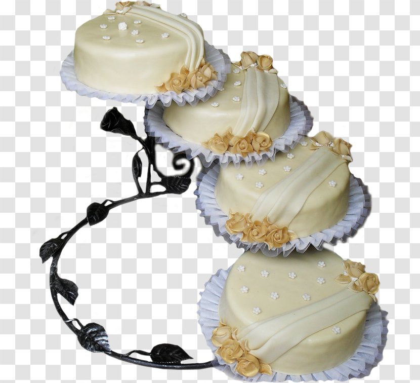 Wedding Cake Buttercream - Icing Transparent PNG