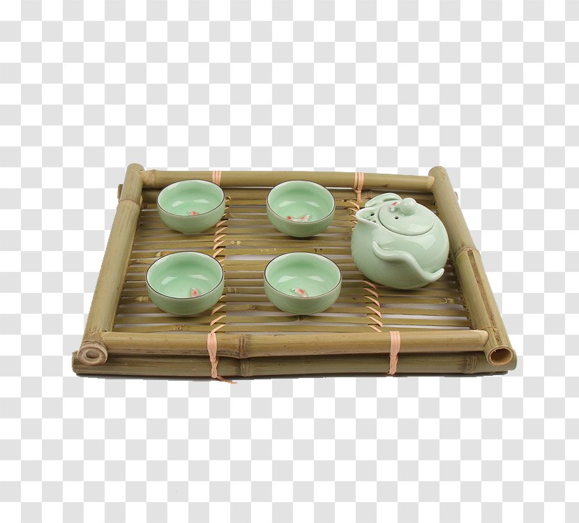 Teaware Bamboo Saucer - Vegetable - Retro Tea Transparent PNG
