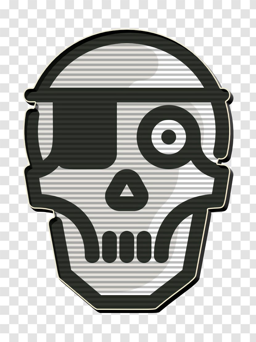 Halloween Icon Pirates Skeleton - Spooky Skull - Bone Transparent PNG
