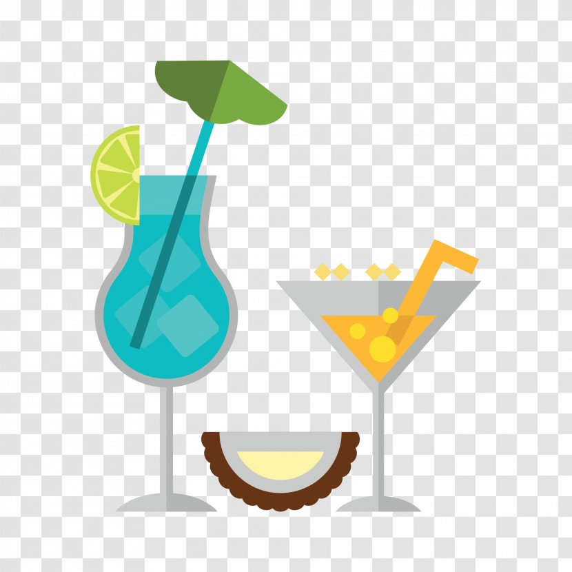 Cocktail Garnish Juice Drink Blue Lagoon - Drinkware - Beverage Transparent PNG