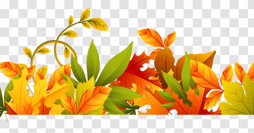 Clip Art For Fall Borders And Frames Autumn Leaf Color Transparent PNG