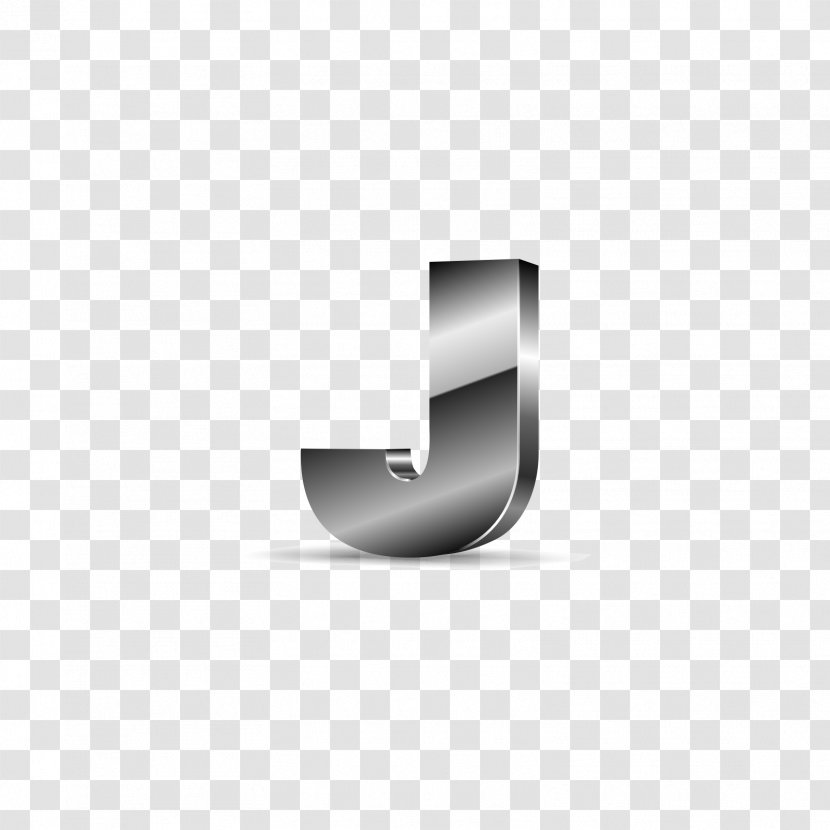 J Letter Icon - K - Silver Black Letters Transparent PNG