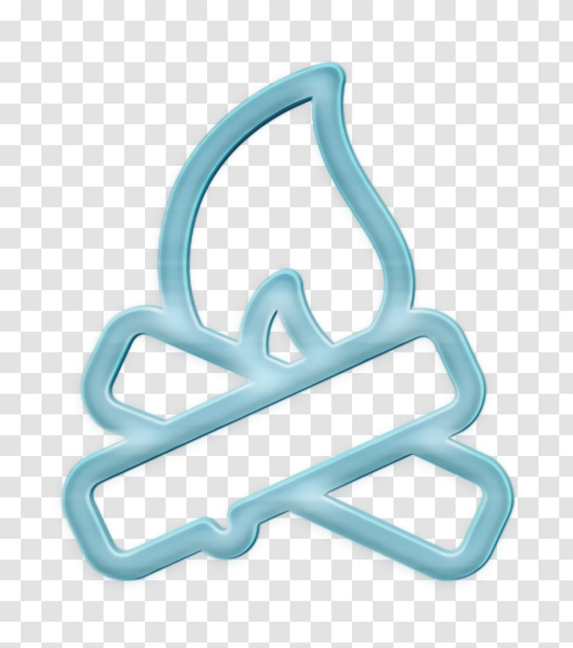 Chimney Icon Christmas Fire - Logo Aqua Transparent PNG