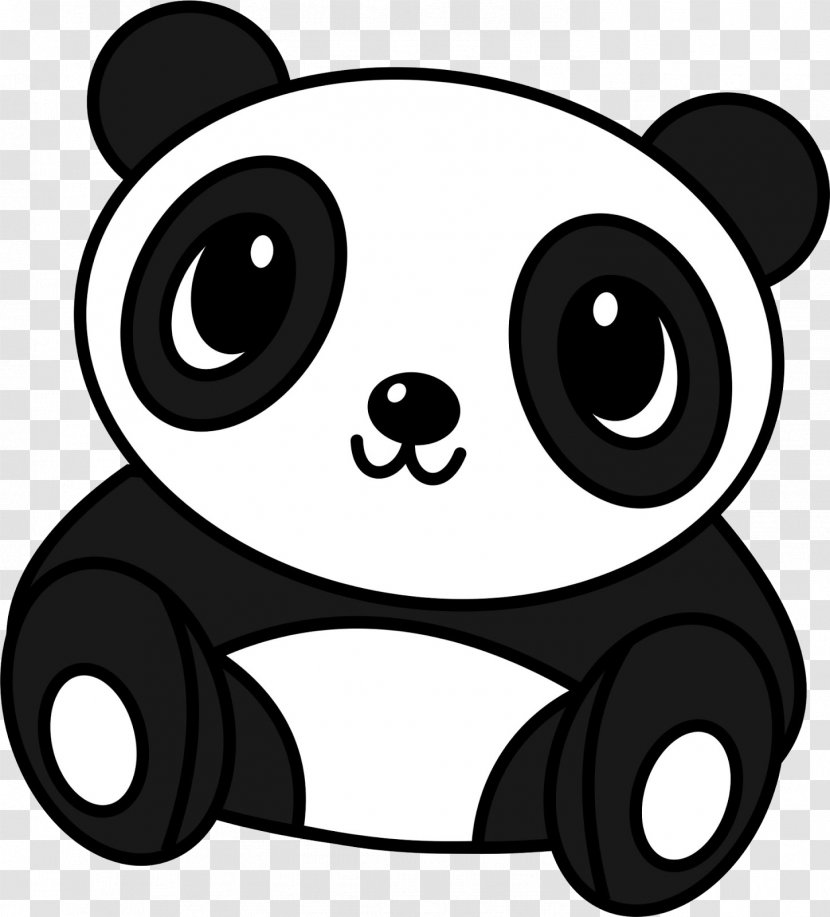 Giant Panda Baby Pandas Bear Drawing Cuteness - Cartoon Transparent PNG