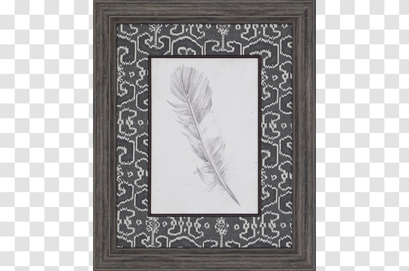 Work Of Art Picture Frames Sketch Paper - Textile - Feather Transparent PNG