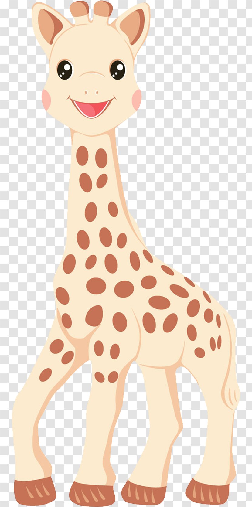 Northern Giraffe Sophie The Let's Get Counting! Infant Teether - Parent Transparent PNG