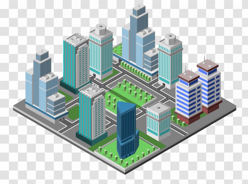 Building Architectural Engineering - Modern City Transparent PNG