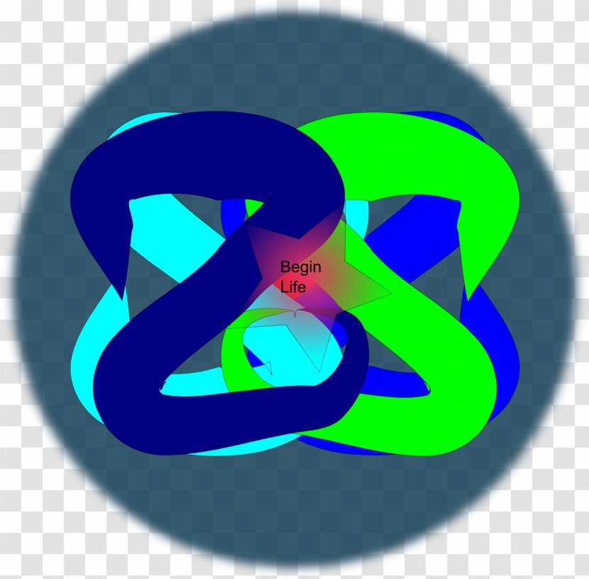Logo Organism Font - Symbol - Blue Transparent PNG