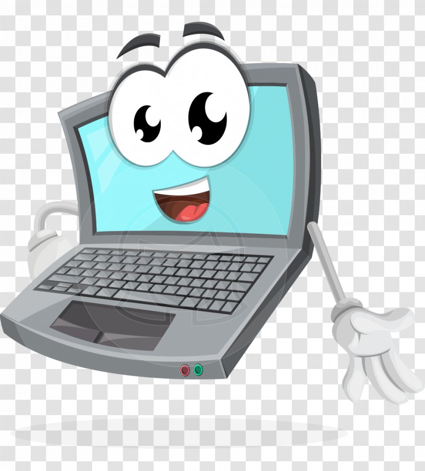 Laptop Cartoon MacBook - Communication Transparent PNG