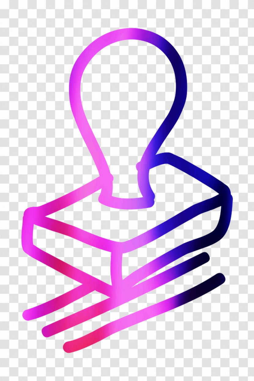 Product Design Clip Art Purple Line - Human Body Transparent PNG