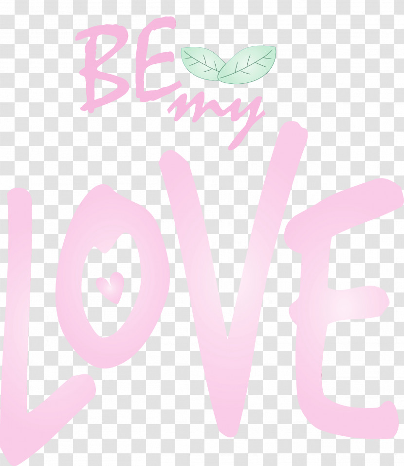 Pink Text Font Heart Love Transparent PNG