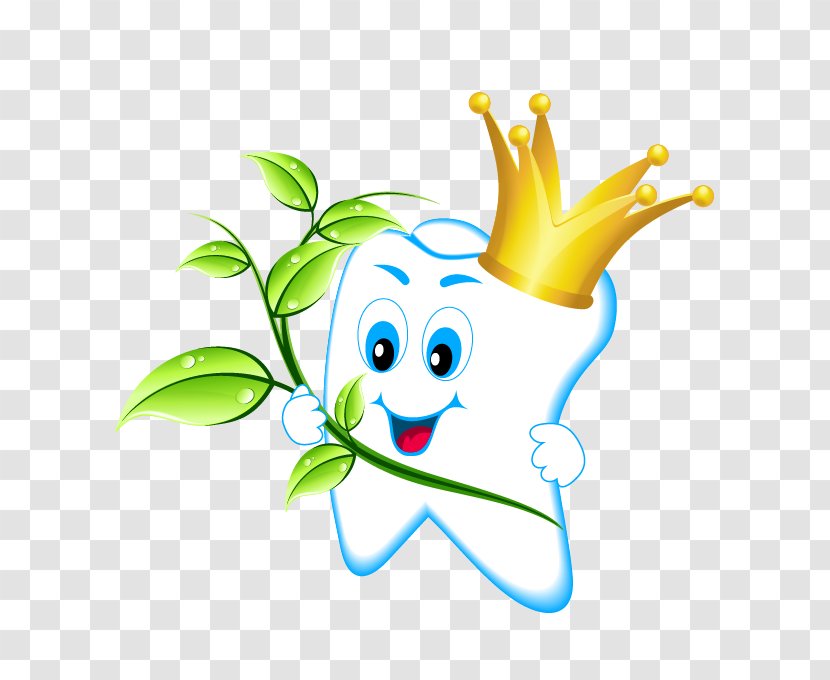 Tooth Fairy Euclidean Vector - Leaf - Cartoon Transparent PNG