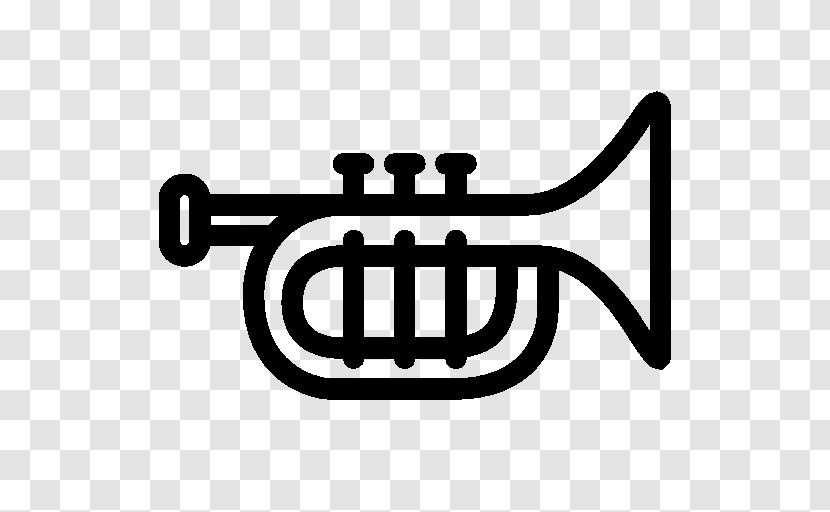 Trumpet Musical Instrument Icon - Tree - Cartoon Black Transparent PNG