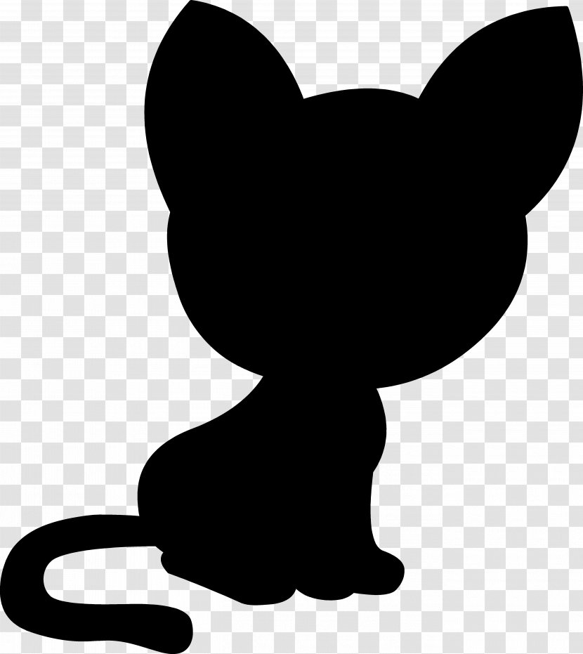 Whiskers Black Cat Clip Art Kitten - Felidae Transparent PNG