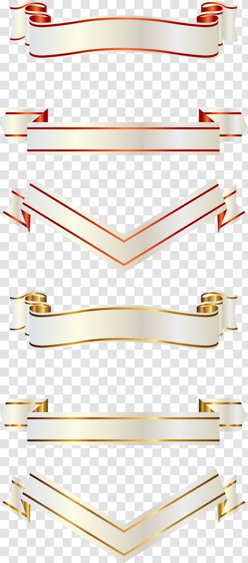 Vector Ribbon - Material Transparent PNG