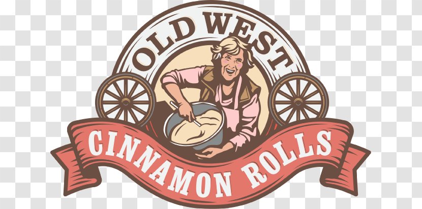 Old West Cinnamon Rolls Logo Brand American Frontier - Wordmark Transparent PNG