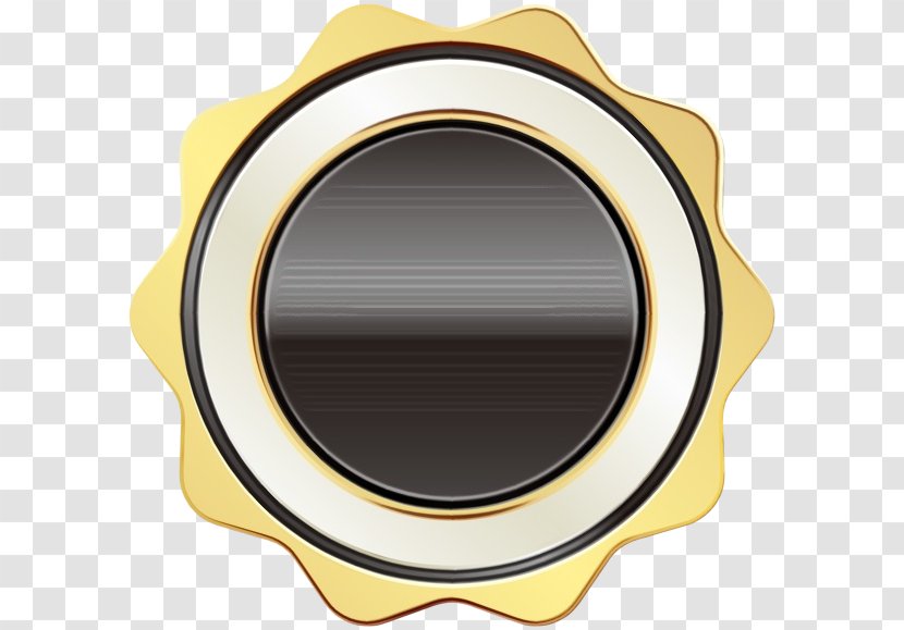 Yellow Circle - Oval - Label Transparent PNG