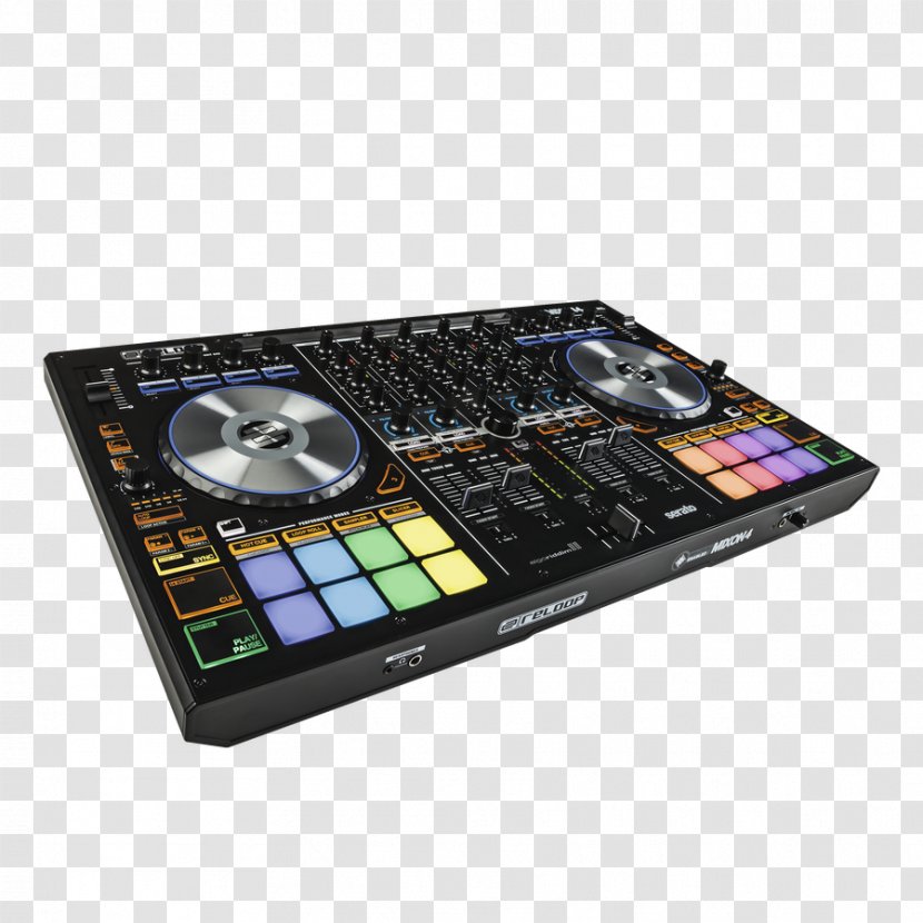 Microphone Reloop Mixon-4 DJ Controller Djay Disc Jockey - Frame Transparent PNG