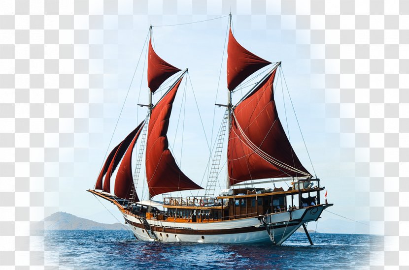 Sail Komodo National Park Liveaboard Cruising Yacht Charter - Ship Transparent PNG