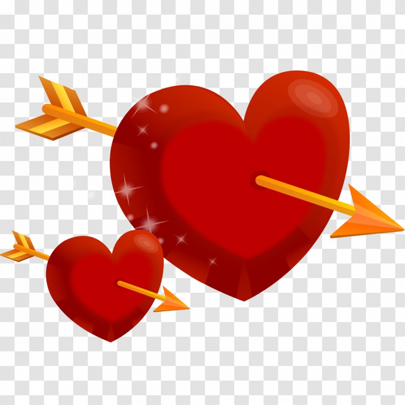 Cupid Love Arrow Clip Art - Heart - Cupid's Of Transparent PNG