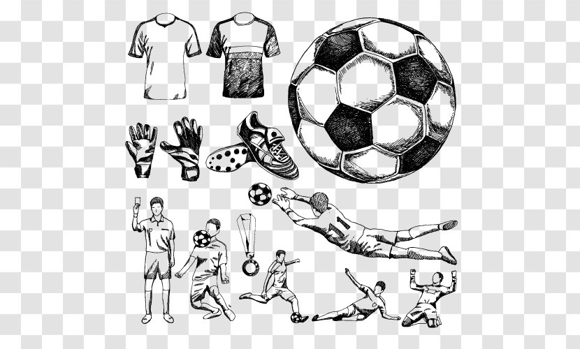 Football Drawing Stock Photography Illustration - Sports Equipment Transparent PNG
