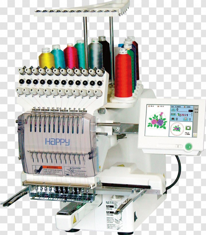 Machine Embroidery Sewing Machines - Textile Transparent PNG