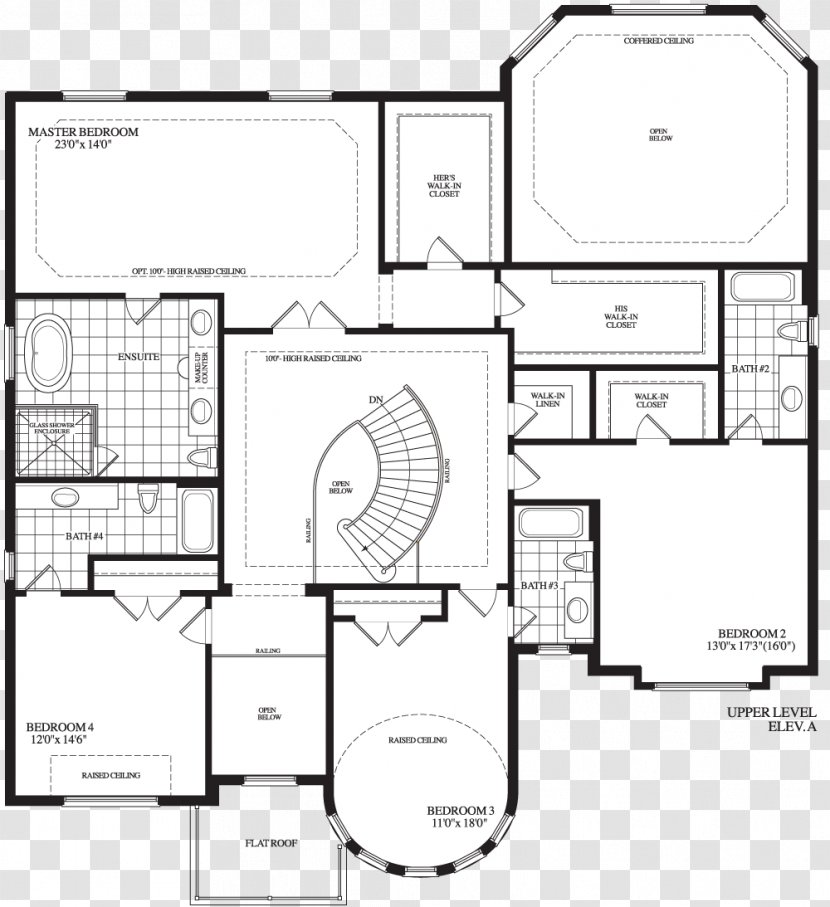 Floor Plan House Technical Drawing Paper - Artwork - Real Estate Transparent PNG