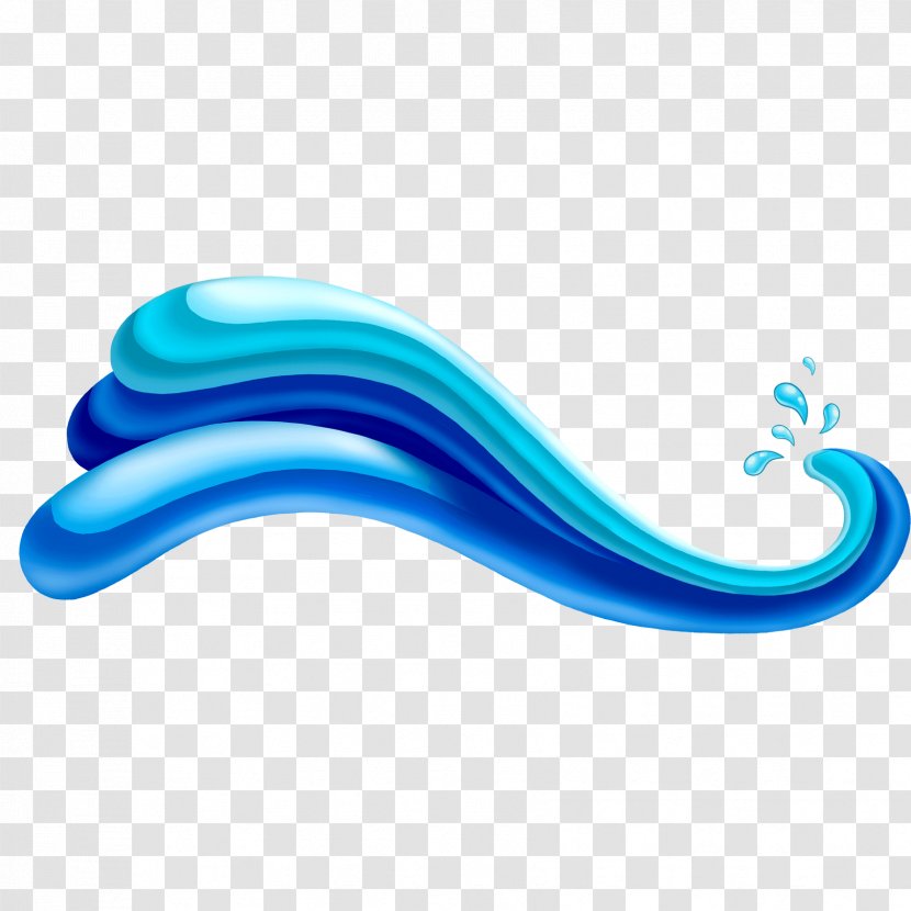 Download - Electric Blue - Sea Spray Transparent PNG