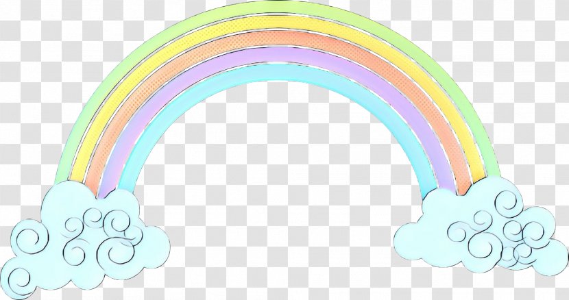 Rainbow Circle - Pink M - Meteorological Phenomenon Transparent PNG