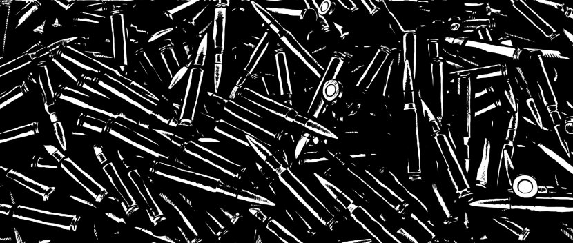 Dribbble Black And White Screenshot Designer Monochrome Photography - Metal - Bullets Transparent PNG