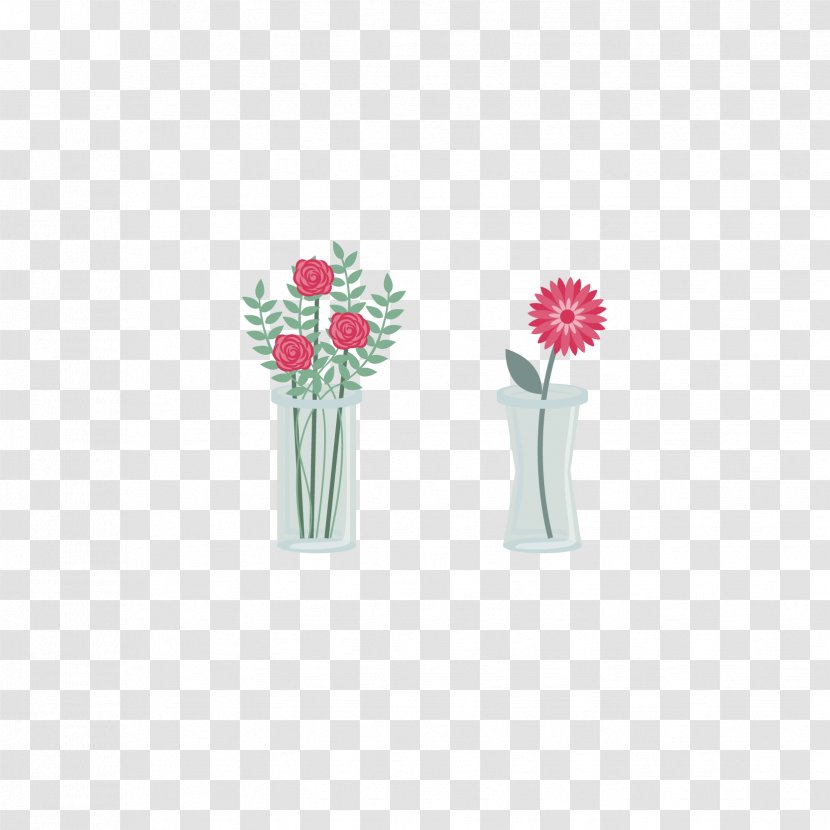 Floral Design Flower Bouquet - Flowerpot - Vase Vector Material Transparent PNG
