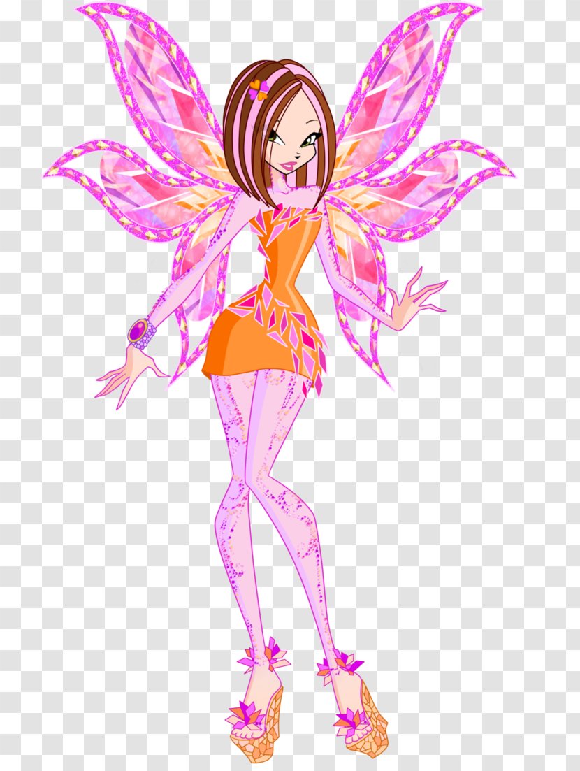 Tecna Bloom Fairy Winx Club - Silhouette - Season 6 DrawingFairy Transparent PNG