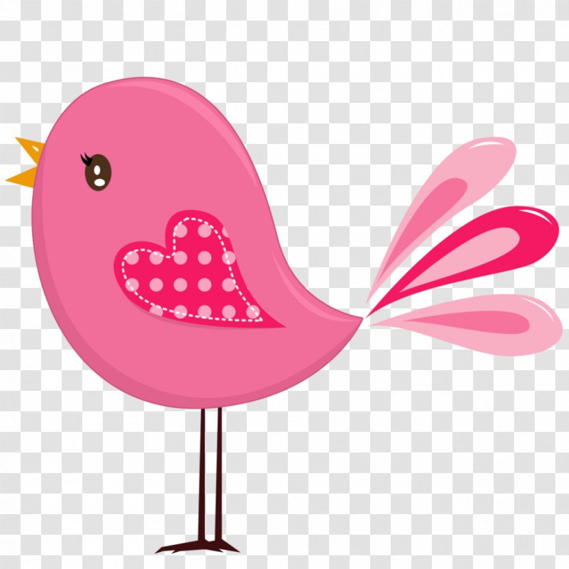 Lovebird Owl Clip Art - Beak - Pink Bird Transparent PNG