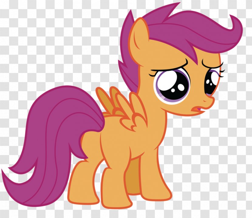 Scootaloo Pony Rainbow Dash Sadness Derpy Hooves - Cartoon - Heart Transparent PNG
