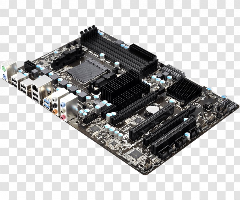 Socket AM3+ Motherboard CPU ATX - Atx - Computer Component Transparent PNG