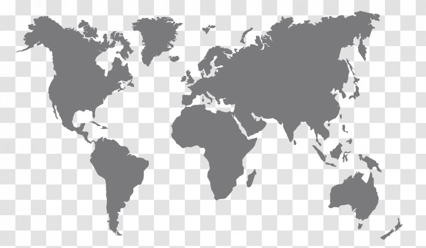 World Map Globe Earth - Mapa Polityczna Transparent PNG
