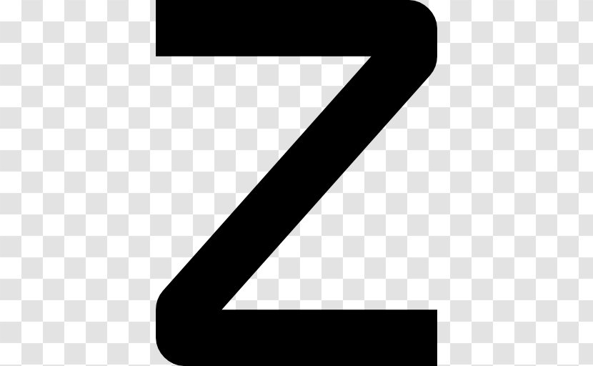 ZANE Letter Computer Software Corporate Video - Black And White - Z Alphabet Transparent PNG