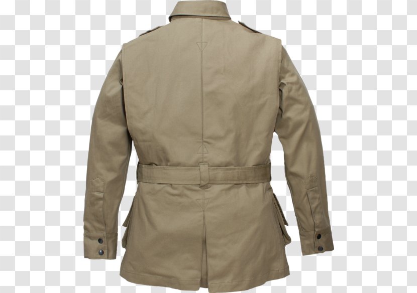 Trench Coat Khaki Overcoat - Heart - White Flight Jacket Transparent PNG