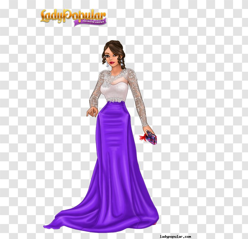 Lady Popular Game Fashion Woman - Costume - Red Carpet Transparent PNG