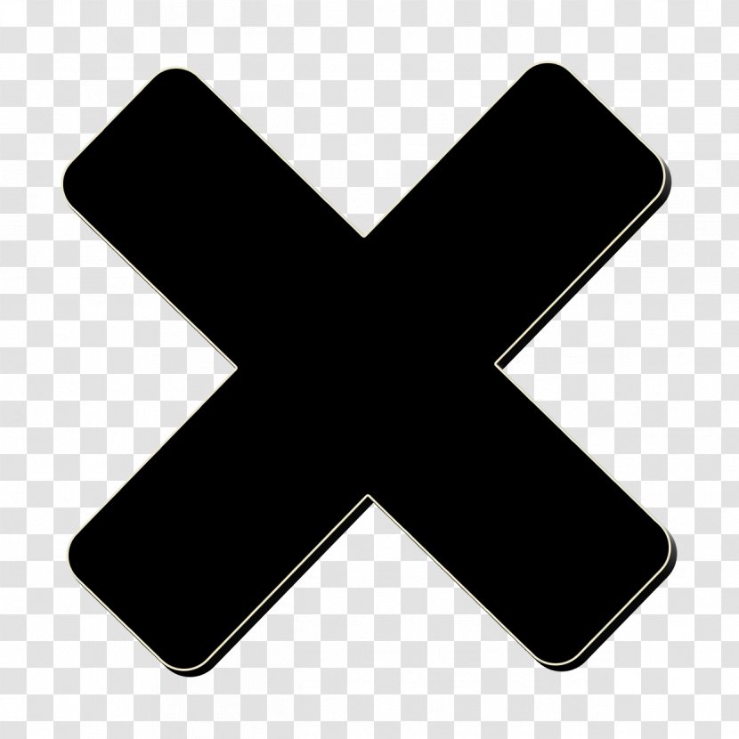 Delete Icon - Symbol - Cross Material Property Transparent PNG